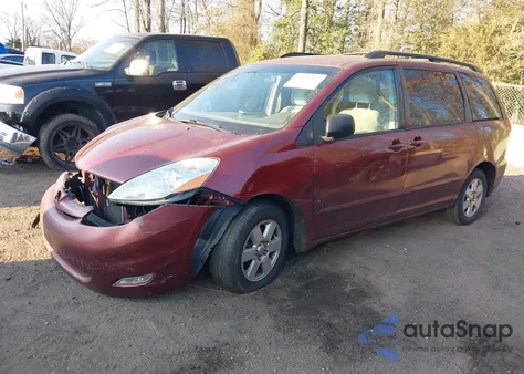 2008 Toyota Sienna Le из США, поврежденный, VIN 5TDZK23C88S205304